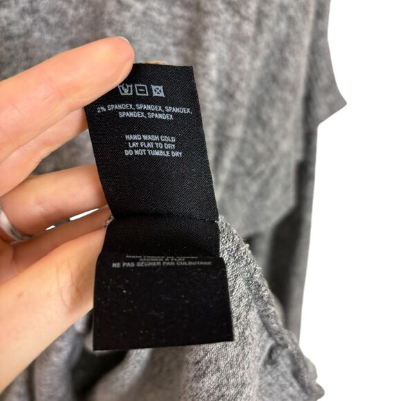 Anthropologie Postmark Gray Lassen Cowl Neck Sweater Women's Small Oversize - Picture 9 of 9